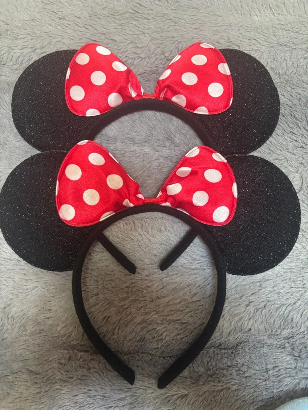 Polka Dot Mouse Ears Headband - set of 4